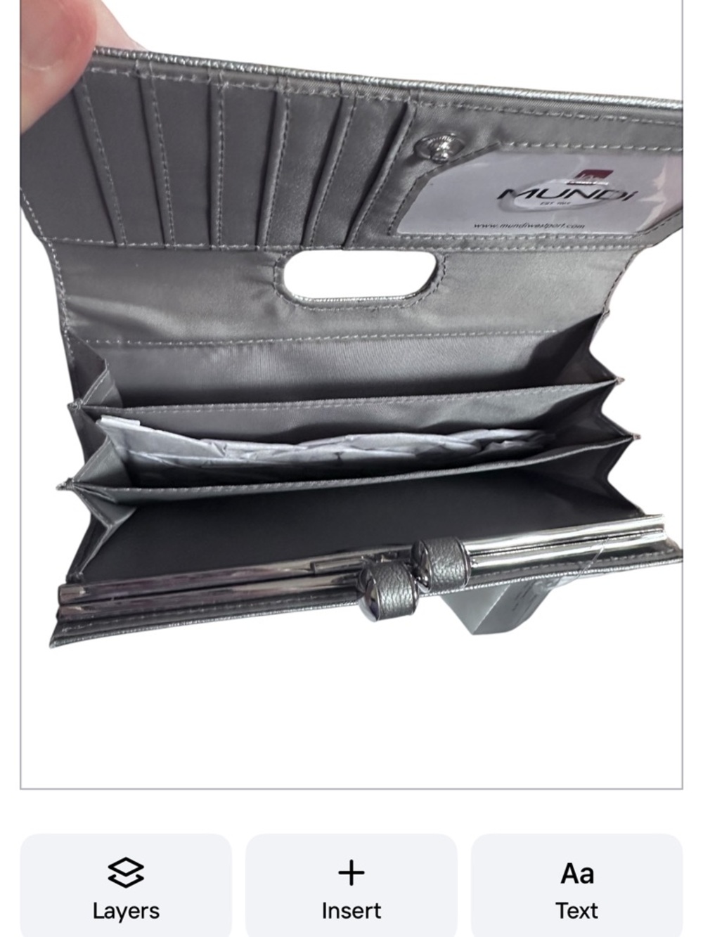 2 NWT Mundi Spring Wallets - Picture 3 of 3
